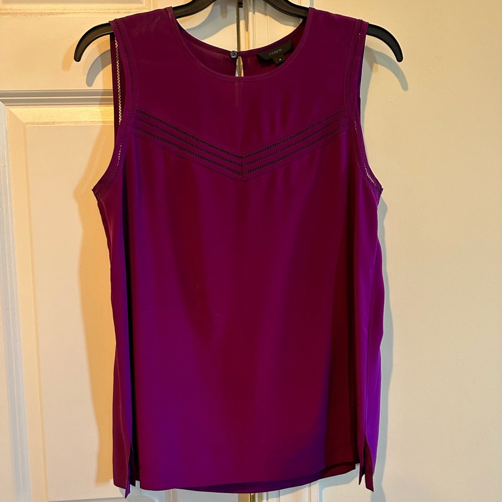 J.Crew tank — Color Purple in Size 4